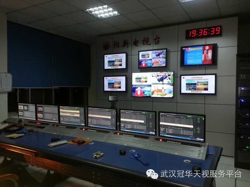 湖北省陽新縣電視臺播出機房完美收工！
